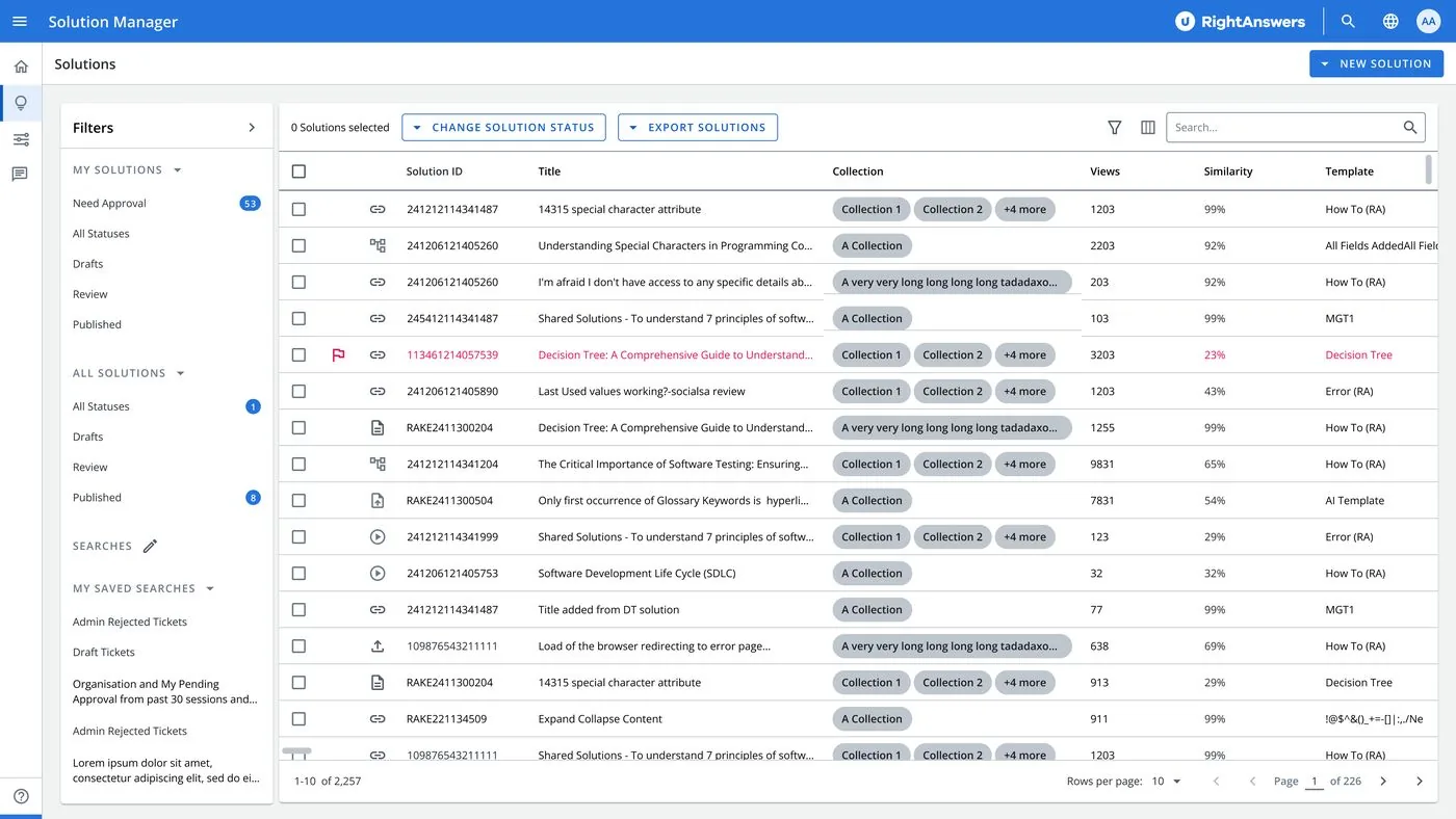 Redesigned navigation